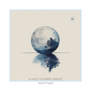 A hazy starry night